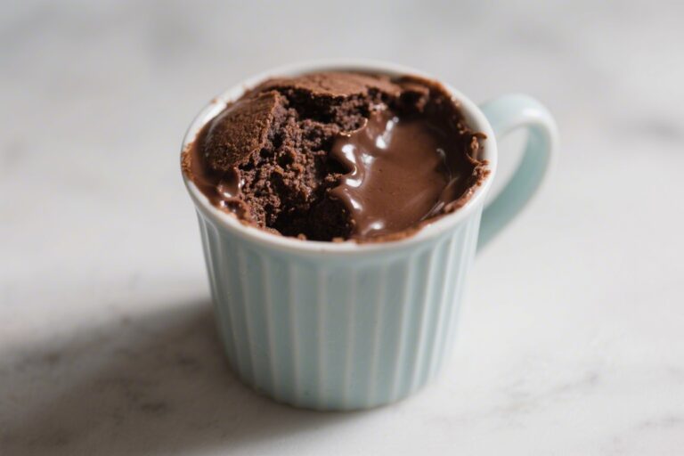 Chocolate Lava Keto Mug Cake (Ready in 5 Minutes!) – Fast, Gooey, and Low-Carb