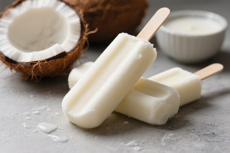 Coconut Milk Keto Popsicles – Creamy, Low-Carb Frozen Treat