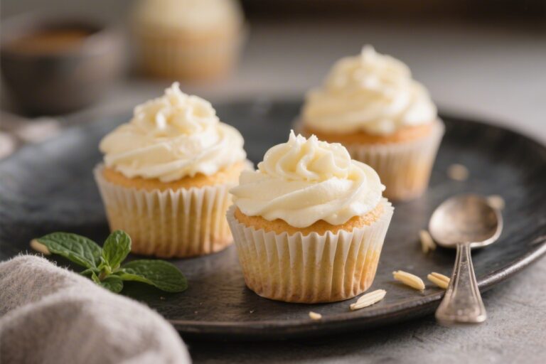 Keto Vanilla Cupcakes – Light, Fluffy, and Low-Carb