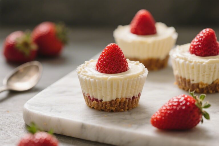 Keto Strawberry Cheesecake Cups (No Bake!) – Creamy, Fresh, and Fast