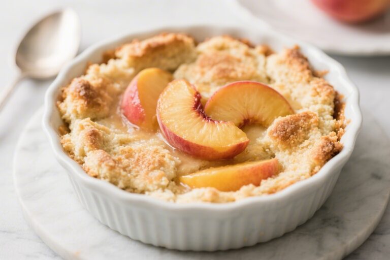 Keto Peach Cobbler – A Cozy, Low-Carb Dessert That Feels Like Summer