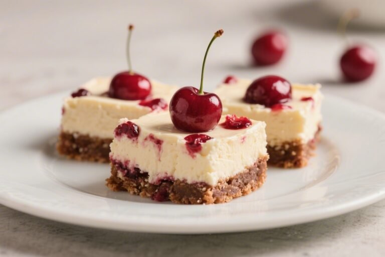 Keto Cherry Cheesecake Bars – Creamy, Low-Carb, and Crowd-Pleasing