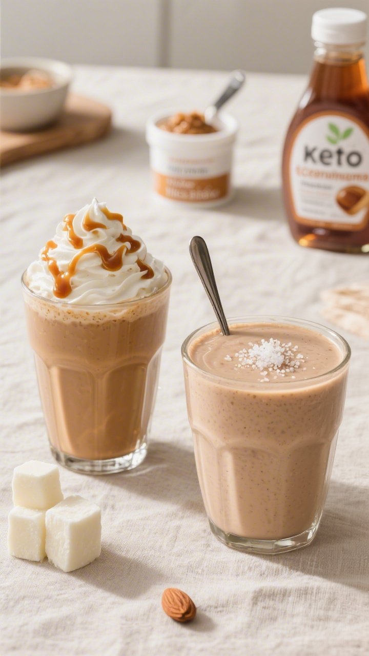 Final presentation with process context: Two variations of the prepared smoothie side-by-side to sho