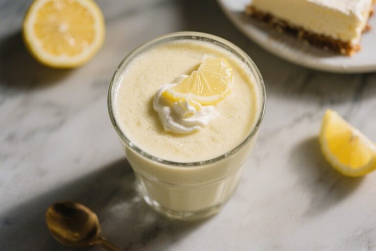 Lemon Cheesecake Keto Protein Smoothie – Bright, Creamy, and Satisfying
