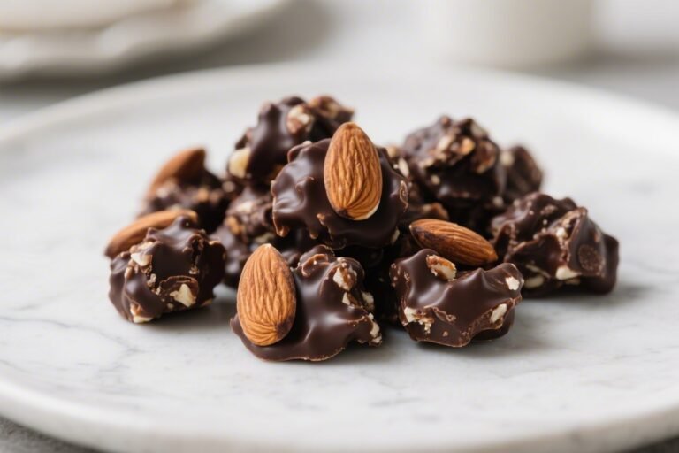 Keto Dark Chocolate Almond Clusters – Easy, Crunchy, and Satisfying