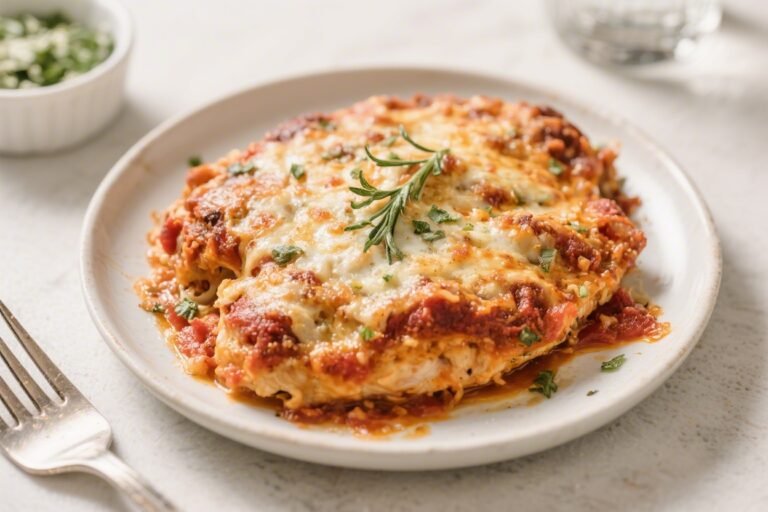 Keto Chicken Parmesan Bake – Comfort Food Without the Carbs