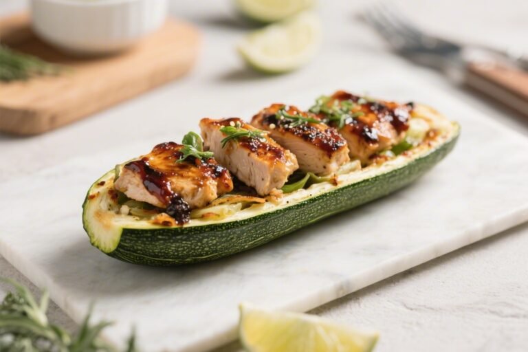 Keto BBQ Chicken Zucchini Boats – Easy, Flavor-Packed Low-Carb Comfort Food