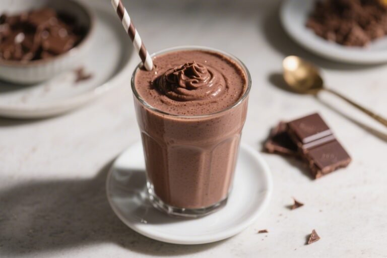 Triple Chocolate Keto Protein Smoothie – Rich, Creamy, and Low-Carb