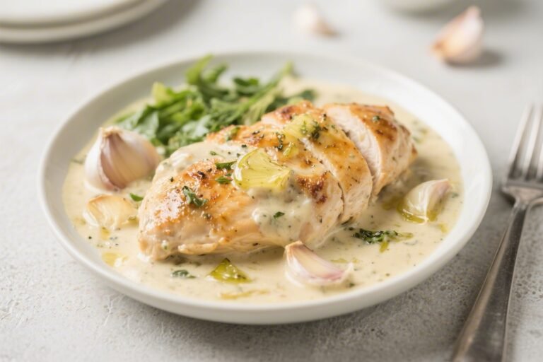 Keto Creamy Garlic Butter Chicken – Rich, Comforting, and Weeknight Easy