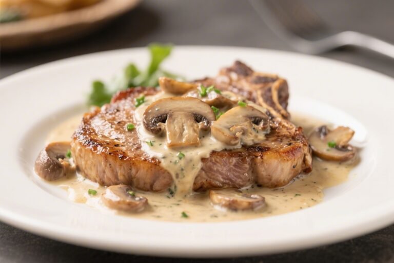 Keto Creamy Mushroom Pork Chops – Comfort Food With A Low-Carb Twist