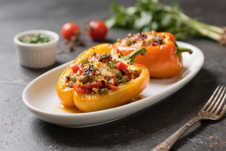 Keto Italian Stuffed Bell Peppers – Flavorful, Low-Carb Comfort Food