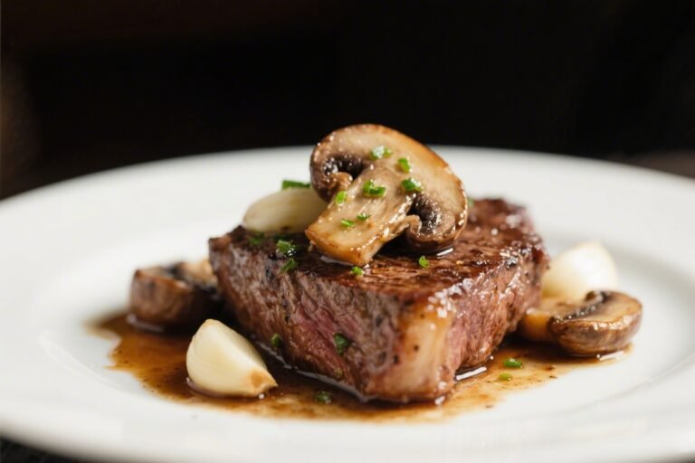 Keto Garlic Butter Steak With Mushrooms – Rich, Savory, and Weeknight-Friendly