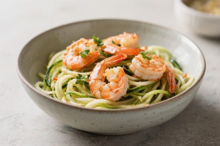 Keto Shrimp Zoodle Bowl – Fresh, Fast, and Flavorful