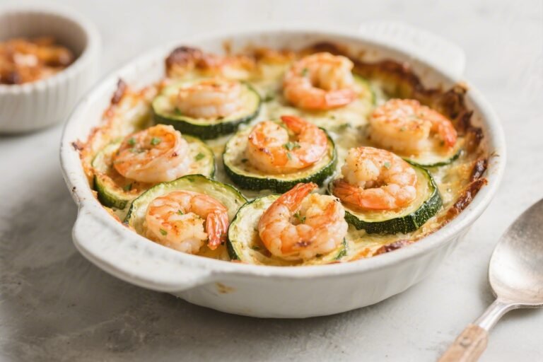 Keto Zucchini Shrimp Bake – A Creamy, Low-Carb Weeknight Favorite