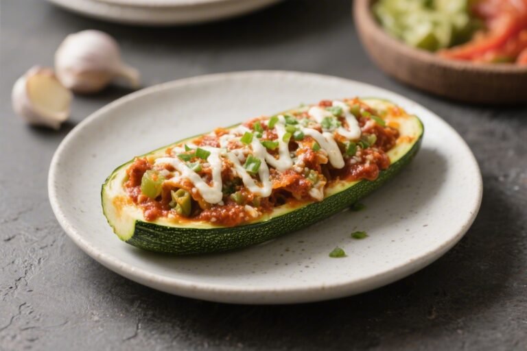 Keto Zucchini Enchilada Boats – A Low-Carb, Flavor-Packed Dinner