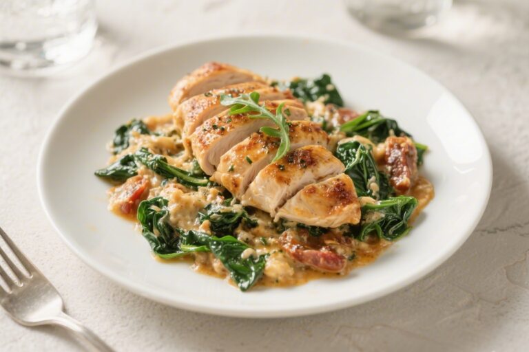 Keto Chicken Florentine – Creamy, Comforting, and Low-Carb