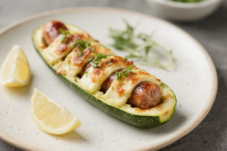 Keto Zucchini Sausage Boats – A Flavorful, Low-Carb Dinner