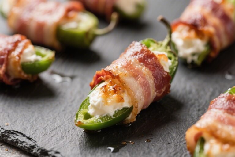 Keto Bacon Wrapped Cream Cheese Jalapeños – Easy, Flavor-Packed Bites