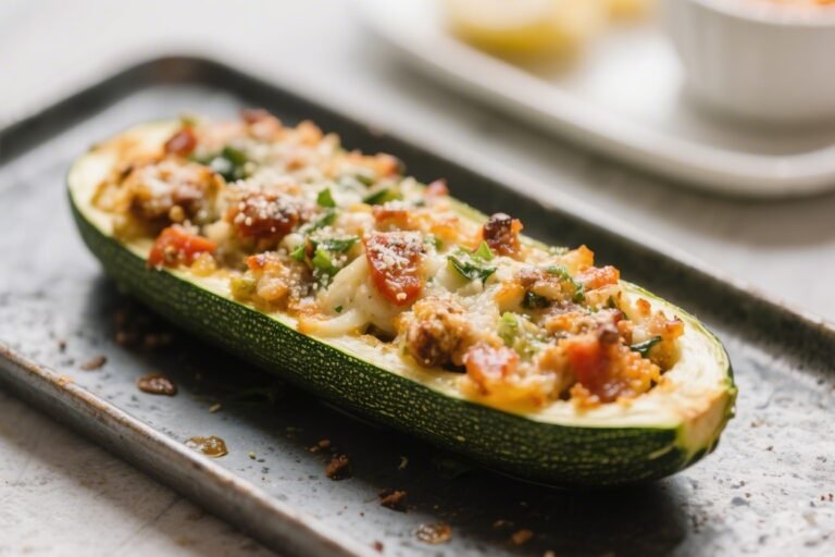 Keto Stuffed Zucchini Boats – A Satisfying, Low-Carb Favorite