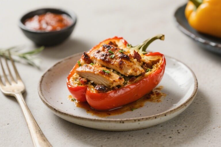 Keto BBQ Chicken Stuffed Peppers – Easy, Flavor-Packed, and Low-Carb