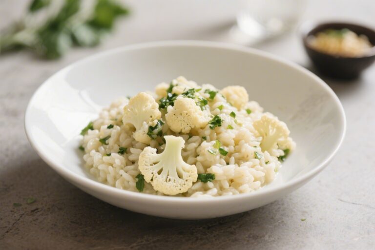 Keto Cauliflower Risotto – Creamy, Comforting, and Low-Carb