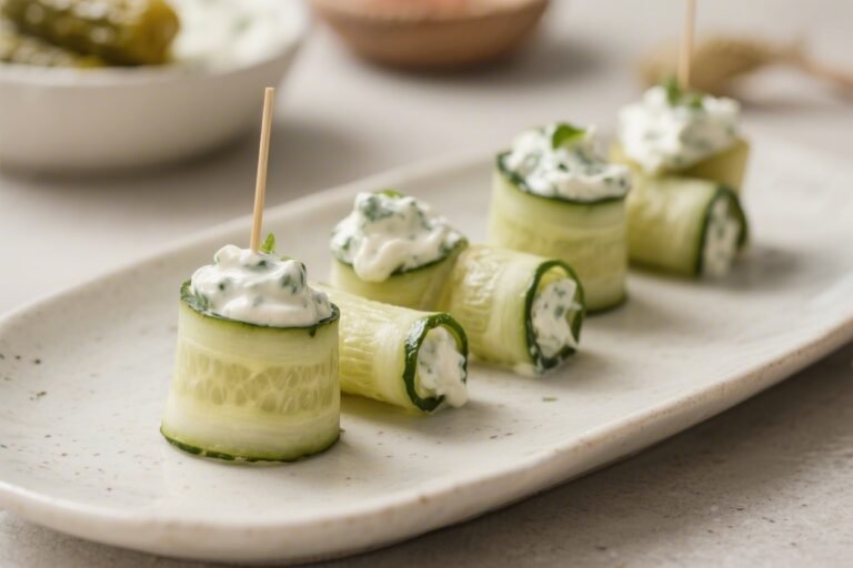 Keto Creamy Ranch Pickle Roll-Ups – A Crunchy, Tangy, Low-Carb Snack