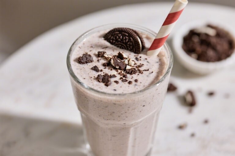 Cookies & Cream Keto Protein Smoothie – Rich, Creamy, and Low-Carb