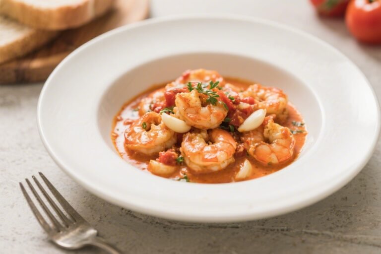 Keto Creamy Tomato Garlic Shrimp – Rich, Fast, and Weeknight-Friendly