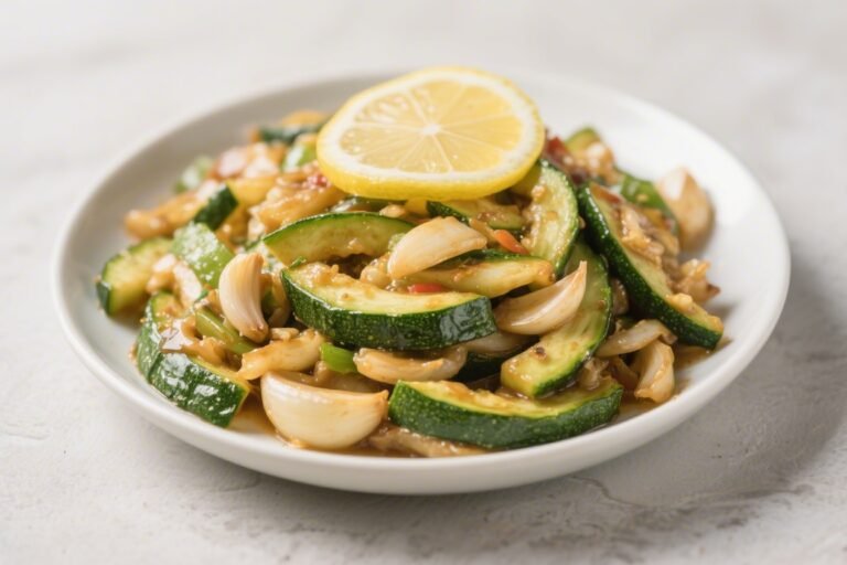 Keto Zucchini Lemon Garlic Stir Fry – Bright, Fast, and Flavor-Packed