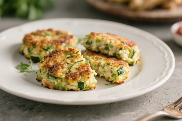 Keto Zucchini Crab Cakes – Crispy, Light, and Full of Flavor