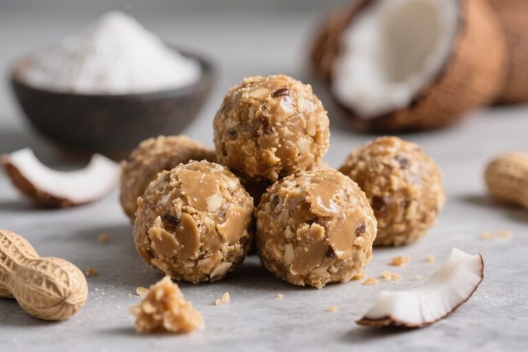 Keto Peanut Butter Coconut Energy Balls – Quick, No-Bake Fuel