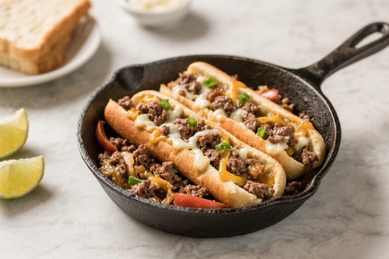 Keto Ground Beef Philly Cheesesteak Skillet – A Fast, Flavor-Packed Weeknight Dinner