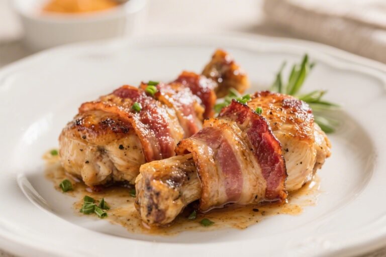 Keto Bacon Wrapped Chicken Thighs – Juicy, Flavor-Packed, and Low-Carb