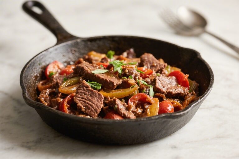 Keto Italian Beef Skillet – A One-Pan, Low-Carb Weeknight Winner