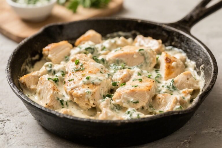Keto Creamy Ranch Chicken Skillet – Fast, Flavorful, and Low-Carb