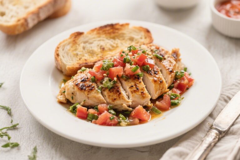 Keto Bruschetta Chicken – Fresh, Flavorful, and Low-Carb