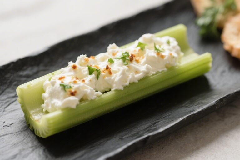 Keto Cream Cheese Stuffed Celery Boats – A Crisp, Creamy Low-Carb Snack