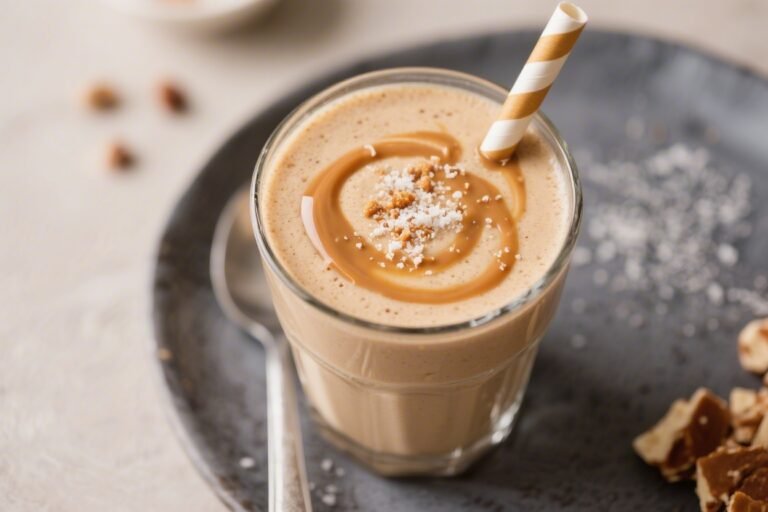 Keto Salted Caramel Protein Smoothie – Creamy, Satisfying, and Low-Carb