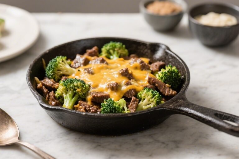 Keto Cheesy Broccoli Beef Skillet – Weeknight Comfort With Big Flavor