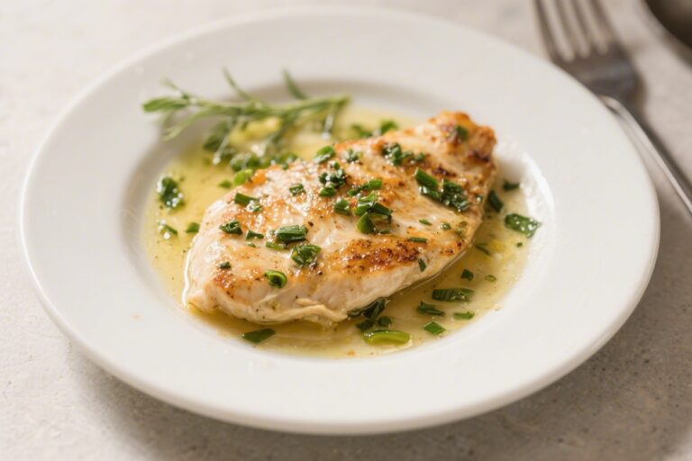 Keto Chicken Piccata – Bright, Buttery, and Low-Carb