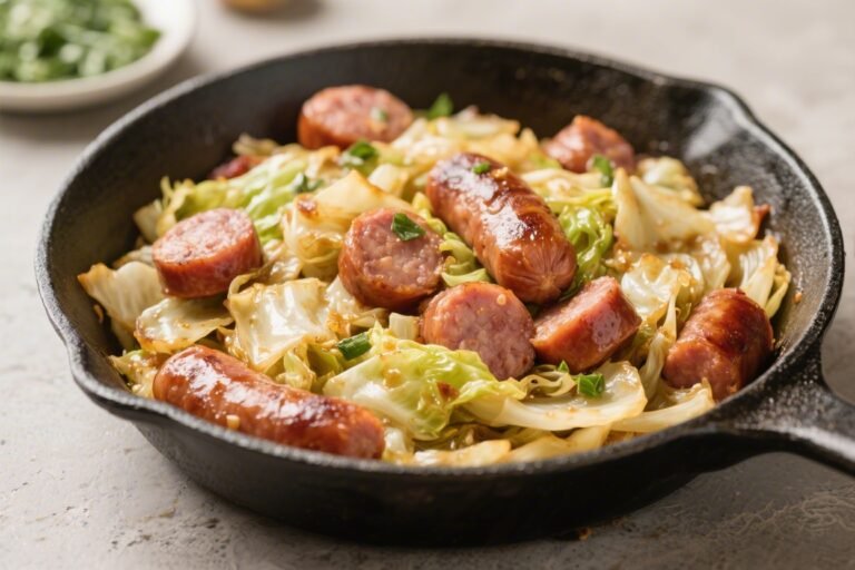 Keto Sausage and Cabbage Skillet – A Fast, Flavorful One-Pan Meal