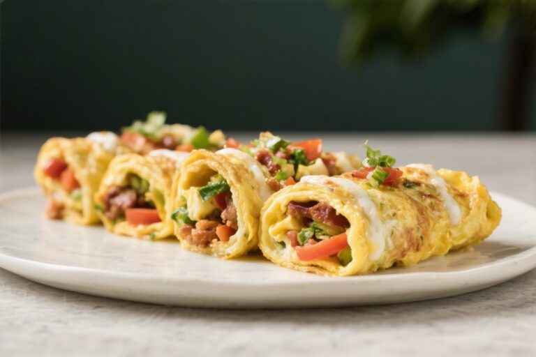 Loaded Omelet Roll-Ups – A Fun, Protein-Packed Breakfast