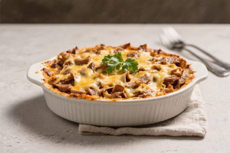 Keto Philly Cheesesteak Casserole – All the Flavor, Low on Carbs