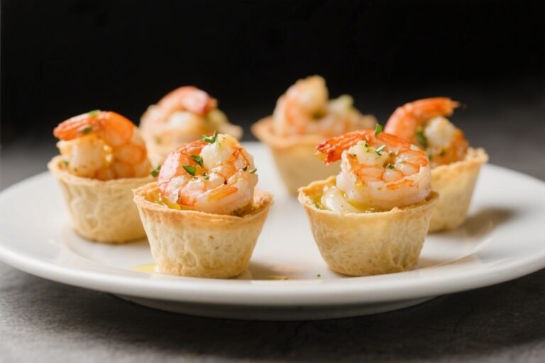 Keto Garlic Butter Shrimp Snack Cups – Easy, Flavor-Packed Bites