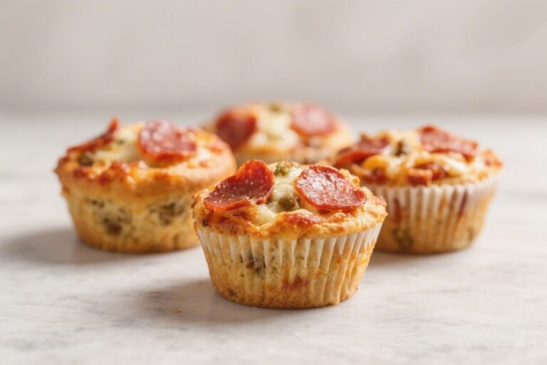 Keto Pepperoni Pizza Snack Muffins – Easy, Savory, and Perfect for On-the-Go