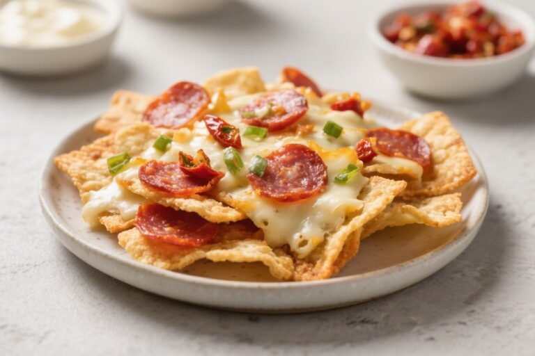 Keto Crispy Cheese and Pepperoni Chips – A Fast, Crunchy, Low-Carb Snack