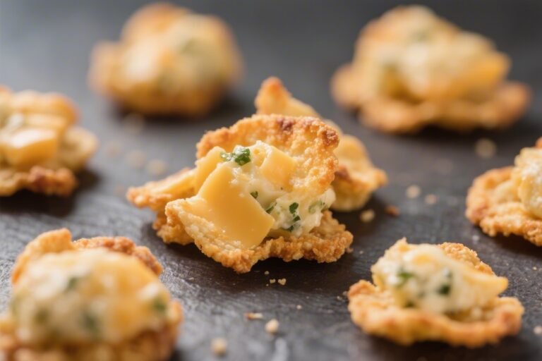 Keto Crunchy Cheese Chip Snack Bites – A Quick, Savory Low-Carb Treat