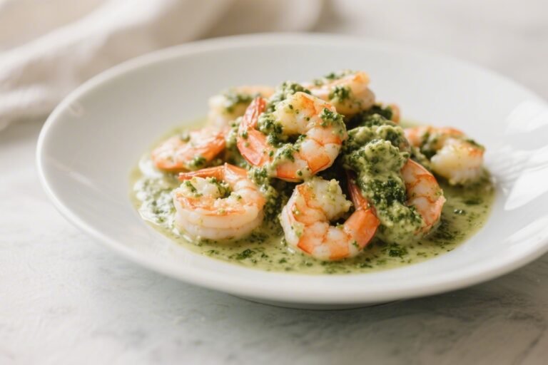 Keto Shrimp With Creamy Pesto – A Fast, Flavor-Packed Dinner