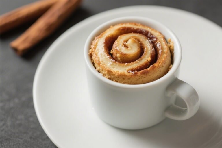 Cinnamon Roll Mug Cake – A Warm, Quick Treat for One