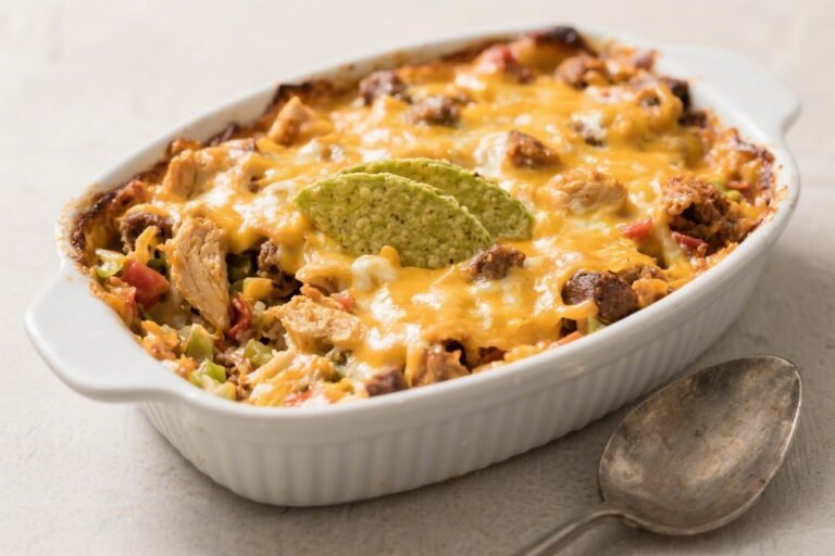 Cheesy Keto Taco Chicken Casserole – Comforting, Low-Carb, and Easy